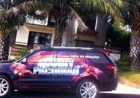 OMG! Manny Pacquiao’s Campaign Car Was Allegedly Spotted Parked In A Former Mistress’ House